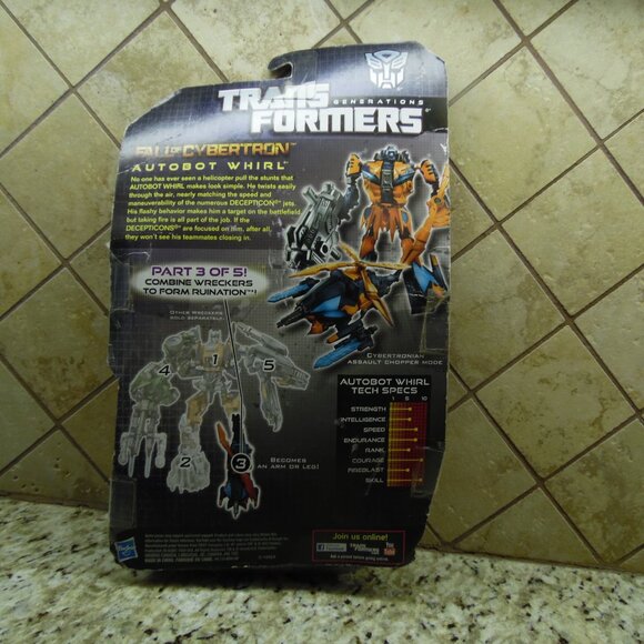 TRANSFORMERS AUTOBOT WHIRL FALL OF CYBERTRON - Picture 6 of 6